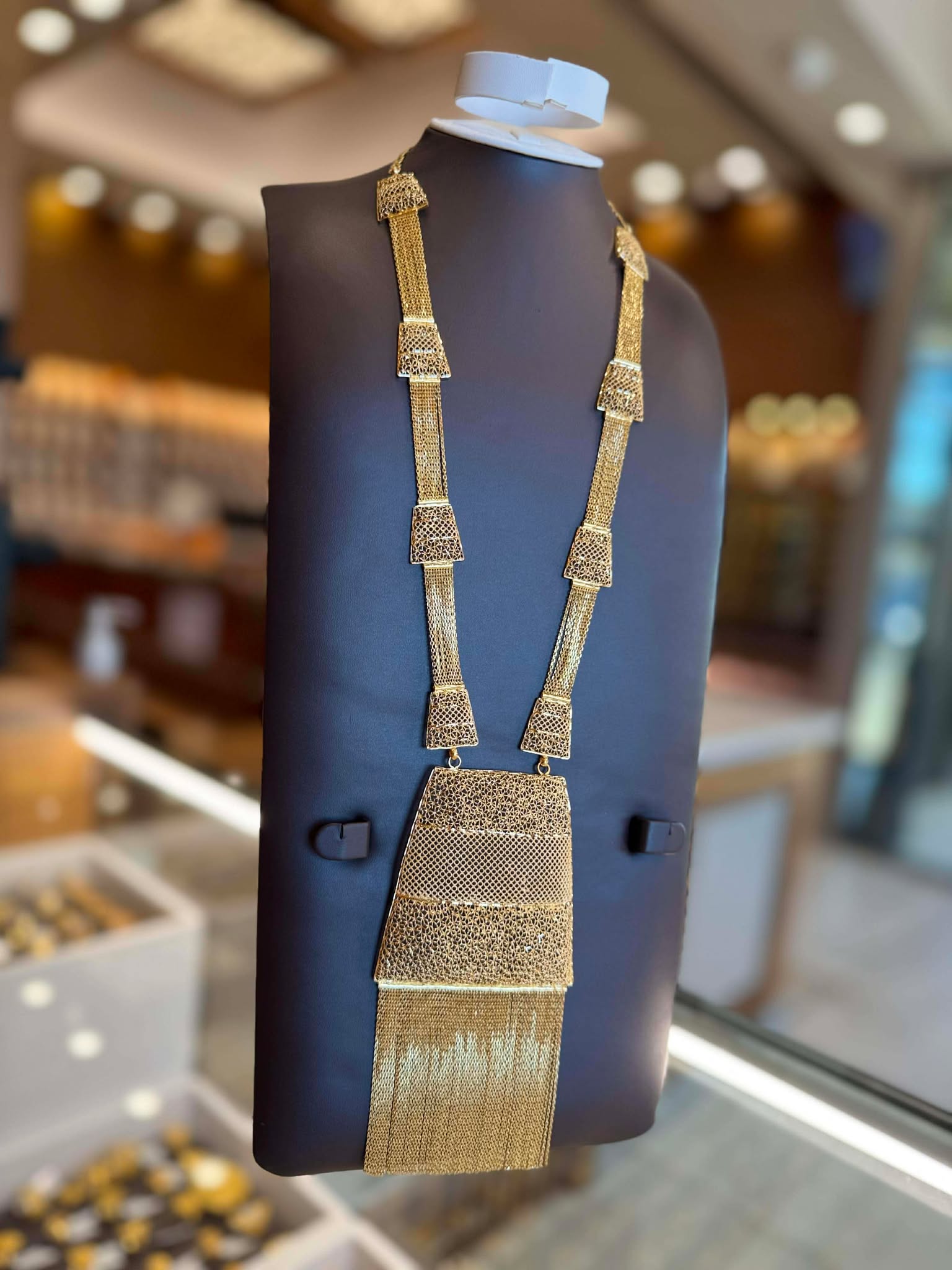 21K Gold Long Necklace - SW28854
